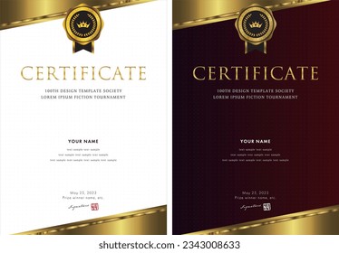 award certificate template design 159
This award certificate design template is highly customizable and can be optimized to your liking by inserting text, logos, photos, and more.