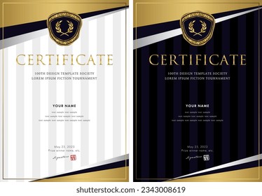 award certificate template design 162
This award certificate design template is highly customizable and can be optimized to your liking by inserting text, logos, photos, and more.