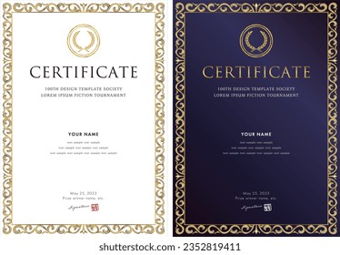 award certificate template design 166
This award certificate design template is highly customizable and can be optimized to your liking by inserting text, logos, photos, and more.