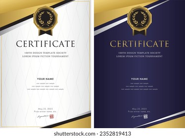 award certificate template design 168
This award certificate design template is highly customizable and can be optimized to your liking by inserting text, logos, photos, and more.