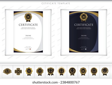 award certificate template design 173