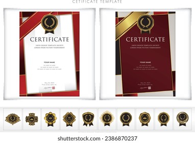 award certificate template design 176