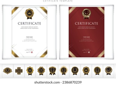 award certificate template design 177