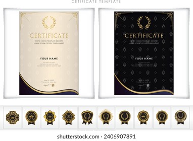 award certificate template design 188