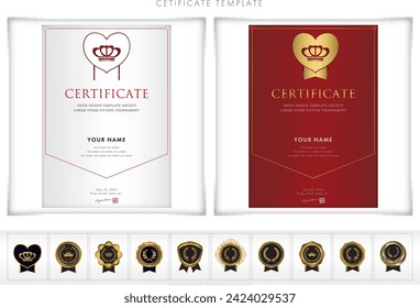 award certificate template design 189