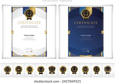 award certificate template design 193