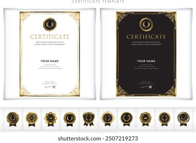 award certificate template design 223