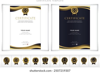 award certificate template design 224