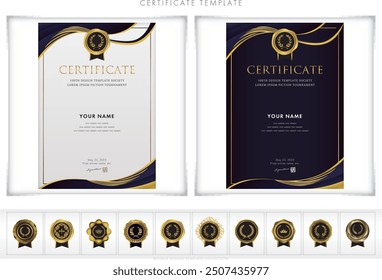 award certificate template design 228