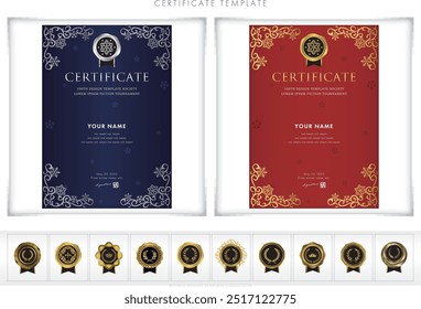 award certificate template design 237