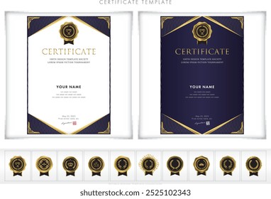 award certificate template design 243