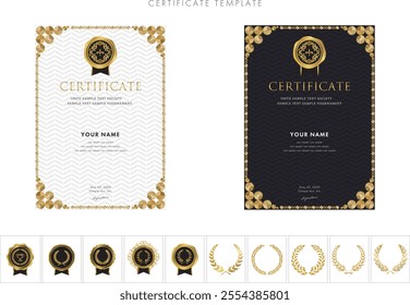 award certificate template design 249