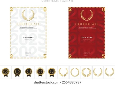 award certificate template design 251