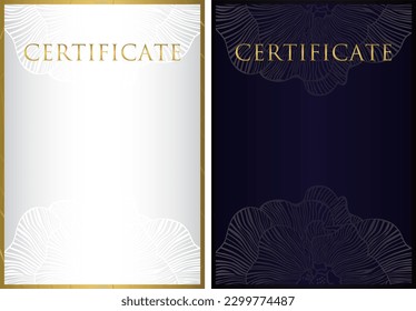 diseño de plantilla de certificado de adjudicación 85