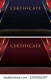 Award certificate template design landscape orientation 46