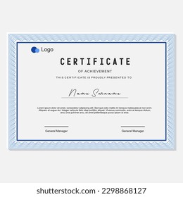 plantilla de diseño de vector de certificado de asignación