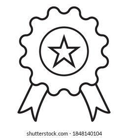 award, certification, winner icon. Element of marketing for mobile concept and web apps icon.