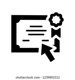 Award charter educational icon