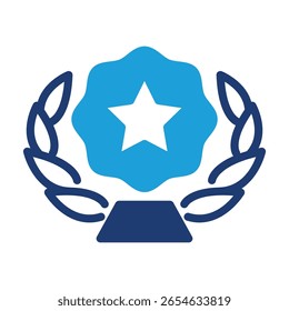 award colored icon vector design good for web or mobile app