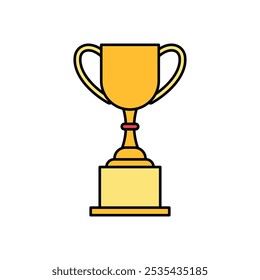 Icono de Vector de color de premio sobre fondo blanco. Stock Vector EPS10