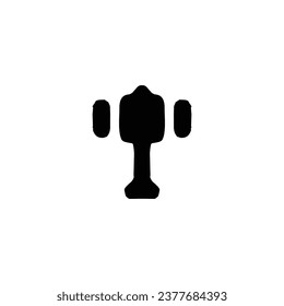 Icono de copa de premio. Símbolo de fondo del afiche de evento de premio de estilo simple. Elemento de diseño del logotipo de la marca Award cup. Impresión de camisetas de copa de premio. vector para pegatina.