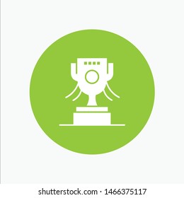 Award, Cup, Ireland. Vector Icon Template background
