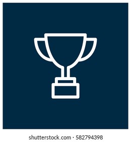 Award cup vector icon