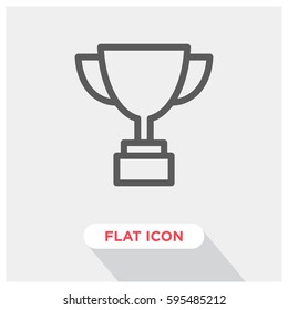 Award cup vector icon