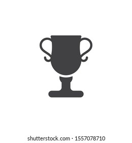 Award cup vector icon. filled flat sign for mobile concept and web design. Trophy cup glyph icon. Symbol, logo illustration. Vector graphics