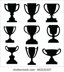 Award cups and trophy icons