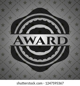 Award dark emblem. Retro