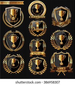 Award design badges and labels collection
