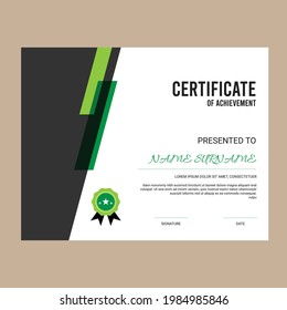 Award diploma certificate of appreciation design template.