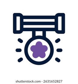 award duotone icon. Sleek and modern vector icon for websites, mobile apps, marketing materials, and corporate design. Fully scalable and ready to use.