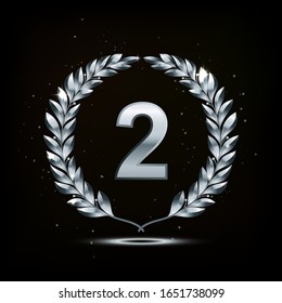 award element isolation on darck background. winner nomination. vector illustration
