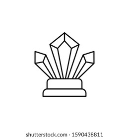 Award, figurine icon. Simple thin line, outline vector of awards icons for ui and ux, website or mobile application