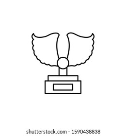 Award, figurine icon. Simple thin line, outline vector of awards icons for ui and ux, website or mobile application