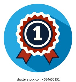 Award Flat Icon Vector.