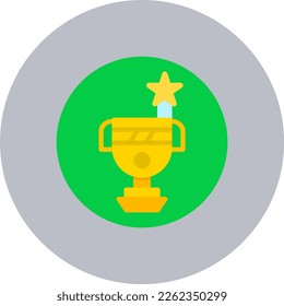 Award Flat Vector Icon Design