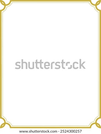 award frame design background element