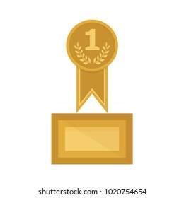 award gold medal template