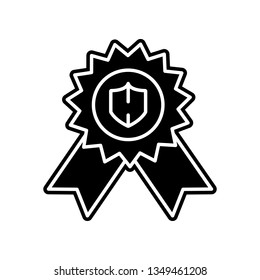 Award, guarantee icon. Element of General data project for mobile concept and web apps icon. Glyph, flat icon for website design and development, app development