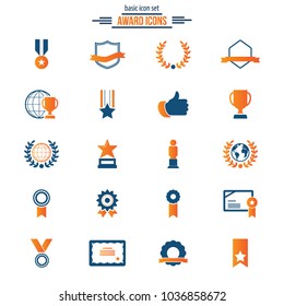 Award and Honor Icon set