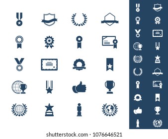 Award and Honor Icon set