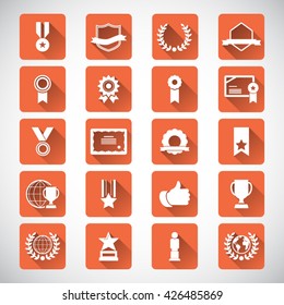 Award and Honor Icon set
