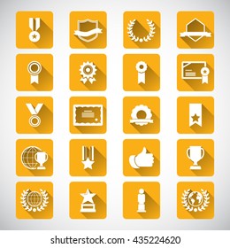 Award and Honor Icon set