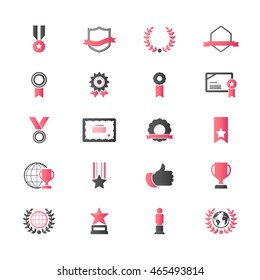 Award and Honor Icon set