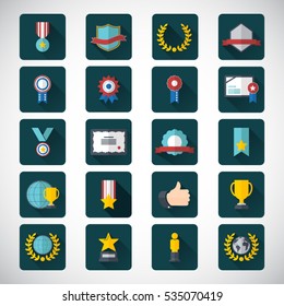 Award and Honor Icon set