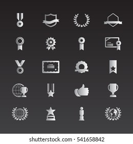Award and Honor Icon set
