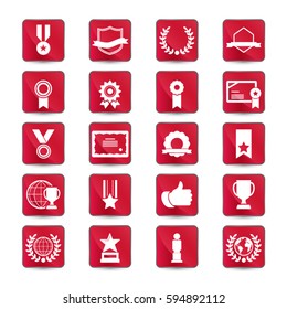 Award and Honor Icon set